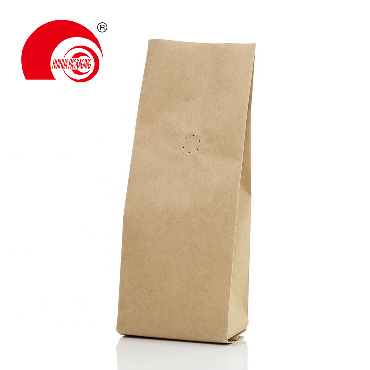 Download Generic Kraft Paper Gusset Bag With Valve For Coffee ... Yellowimages Mockups