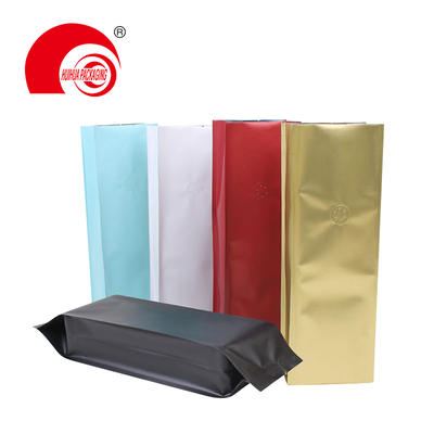 454g 1 lb side gusset coffee packaging bag with valve in various colors options