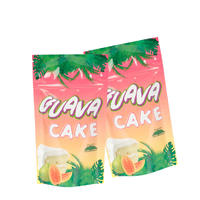 Custom Zipper Stand Up Pouch Smell Proof Laminated Foil Child Resistant Cake Packaging Bags